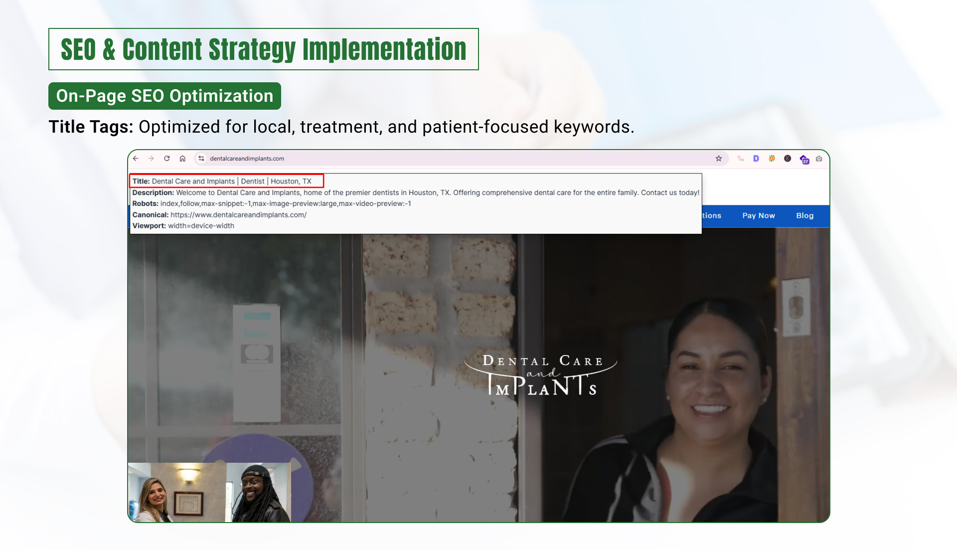 Dental SEO Case Study | Page 3