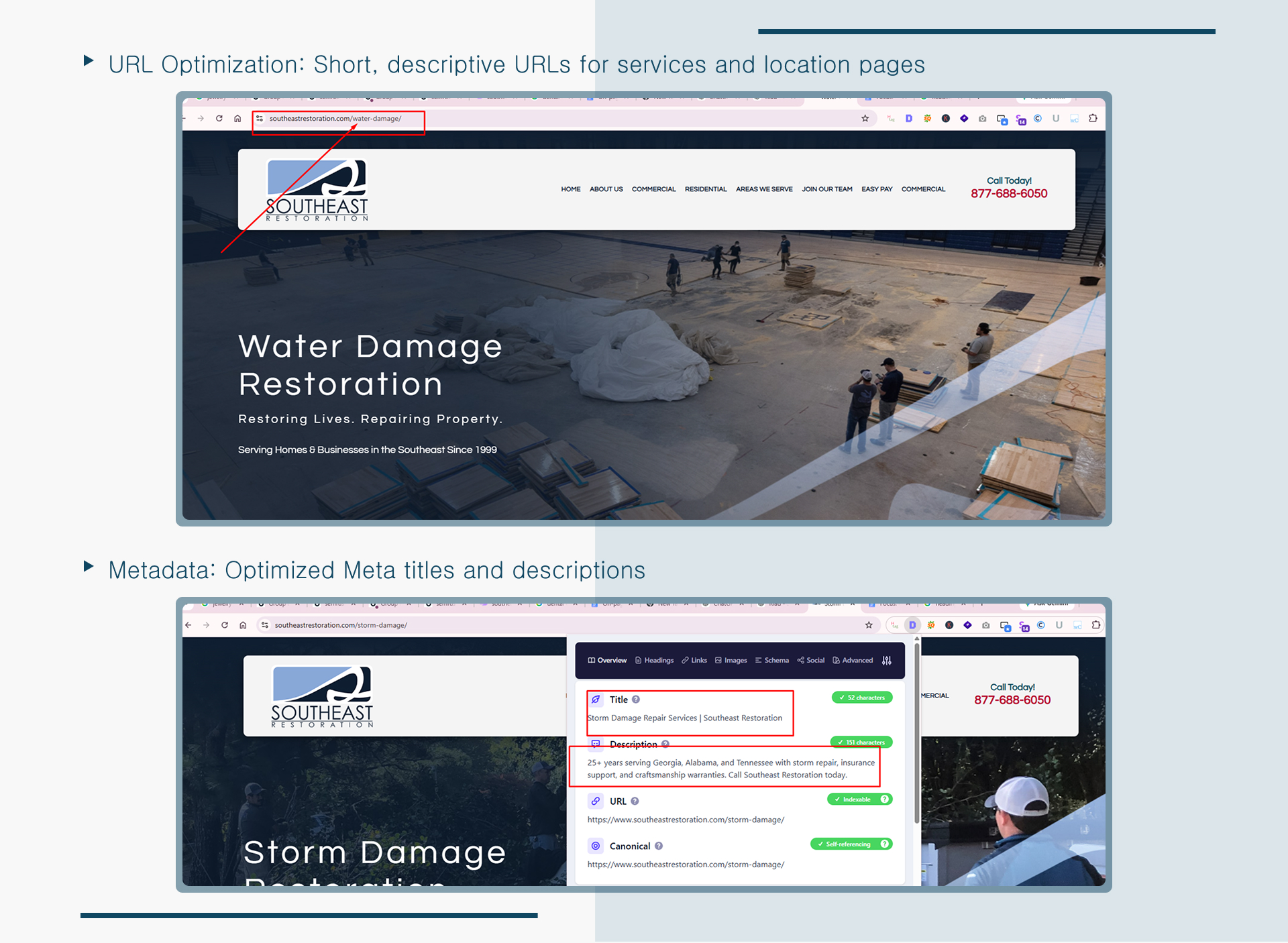 Restoration SEO Case Study | Page 3