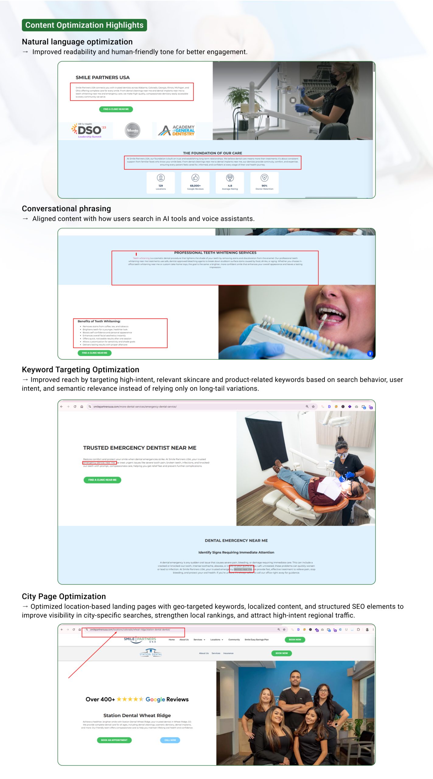Dental SEO Case Study | Page 7