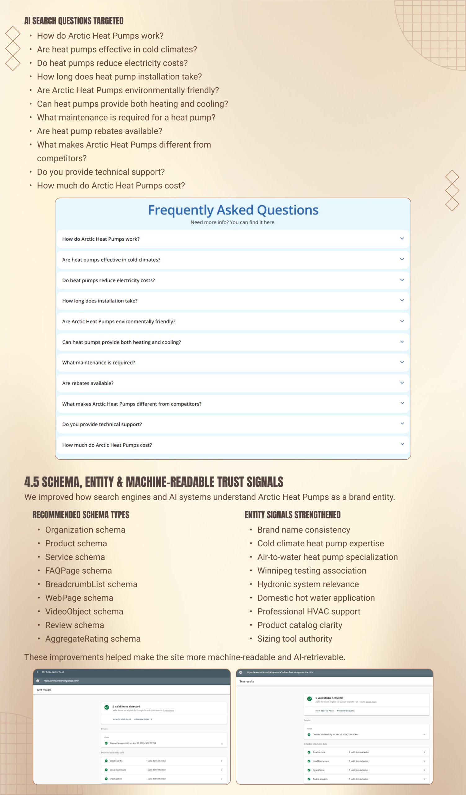 Arctic Heat Pumps SEO Case Study | Page 8