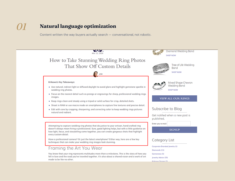 Jewelry SEO Case Study | Page 9